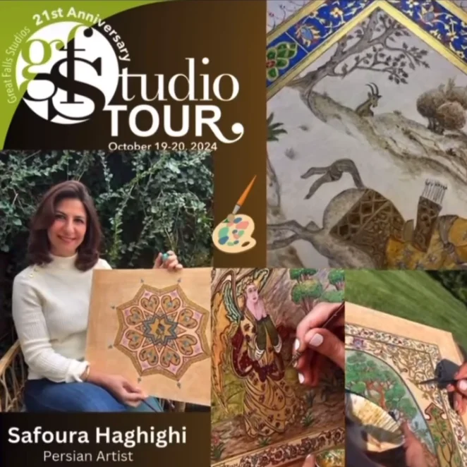 Great Falls Studio Tour exhibition display
