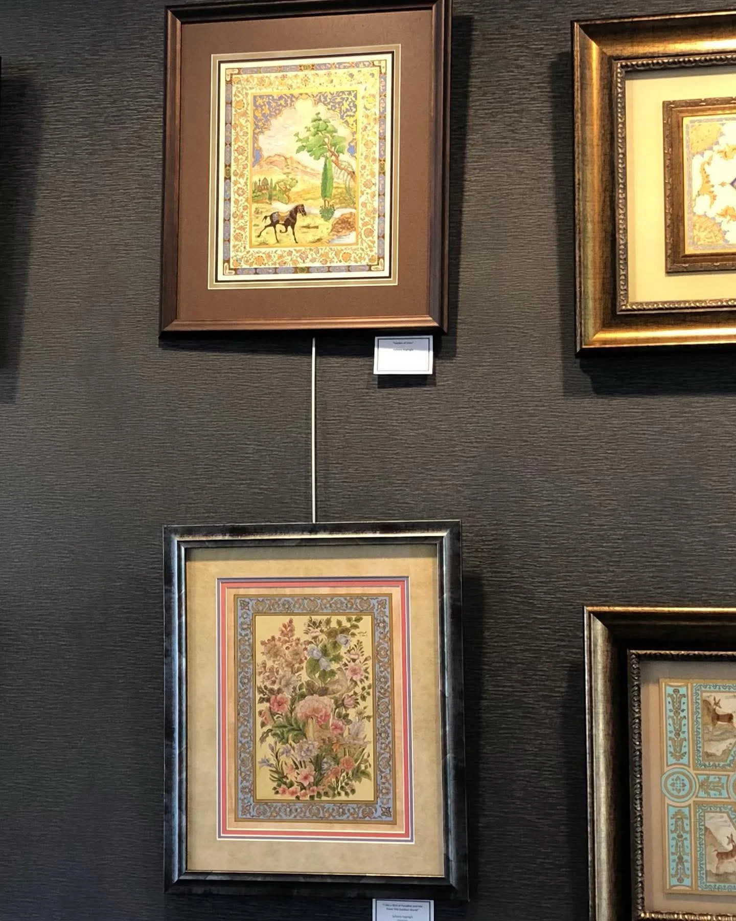 TD Bank Art Exhibition display